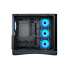 Корпус ПК без блока питания/ Case SAMA V62S Black, Midi-Tower, TG, 4x120mm ARGB, 2xUSB 3.0 + 1xUSB 3.2 Type-C, ATX, mATX, mITX Black SAMA