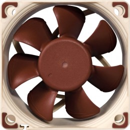 Кулер для корпуса/ Case Cooler Noctua NF-A6X25 PWM (60x60x25mm, 4-pin PWM, 29.2CFM, 19.3dBA, 3000RPM, Beige/Brown)