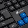 Клавиатура Оклик 750G FROST WAR черный USB для геймеров – мультимедийная, кабель 1.8м (337452)