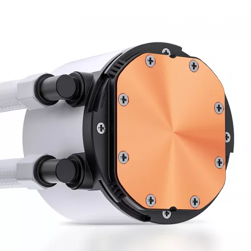 Система жидкостного охлаждения/ Water Cooling System JONSBO TG-360 White (300W, 360mm, White, ARGB/ Fans: 3x120mm, 66.19CFM, 35.4dBA, 1800RPM/ Pump height 72mm, 30dBA, 2400RPM, Rad thickness 27mm/ S: 1700, 1200, 115X, AM5, AM4) JONSBO