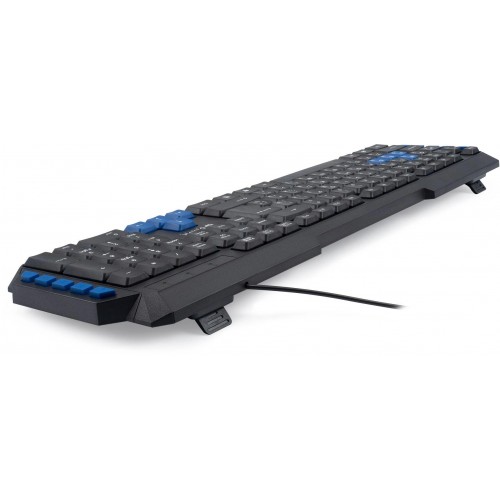 Клавиатура Оклик 750G FROST WAR черный USB для геймеров – мультимедийная, кабель 1.8м (337452)