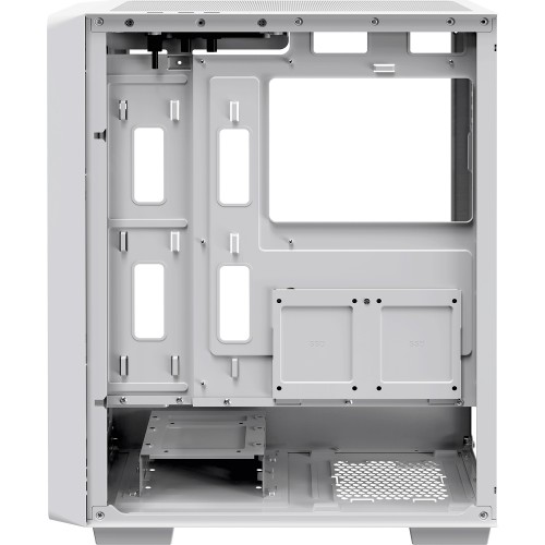 Корпус ПК Ocypus Gamma C60 WH - Midi-Tower без блока питания, 1xUSB-A 3.0, 2xUSB 2.0, для ATX, mATX, mITX в белом цвете