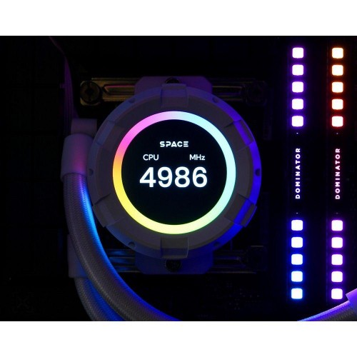 Вентилятор Cooler ID-Cooling SL360 XE WHITE /LCD SCREEN /350W /all Intel /all AMD