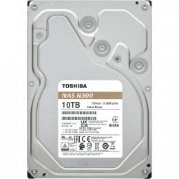 Жесткий диск/ HDD Toshiba N300 NAS SATA3 3.5" 10TB 7200 512Mb 6Gb/s 1 year warranty (replacement WD101EFBX, ST10000VN0008)