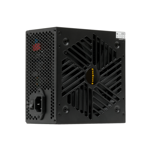 Блок питания/ Power Supply HSPD, 850W 80+ Gold (ATX, 2.52, Full modular, 1x24(20+4)pin mesh 550mm, 1xCPU*2 8(4+4)pin 650+150mm, 2xPCIe*2 8(6+2)pin 500+150mm, 2xSATA*3 450+150+150mm, 1xMOLEX4pin*3 450+150+150mm , Active, 120x120mm, 150x140x86mm, APFC, OVP,