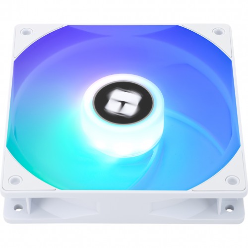 Кулер для корпуса/ Case Cooler Thermalright TL-C12RW-S V2 Reverse (120x120x25mm, 4-pin PWM, ARGB, 58CFM, 25.6dBA, 1500RPM, White) Thermalright