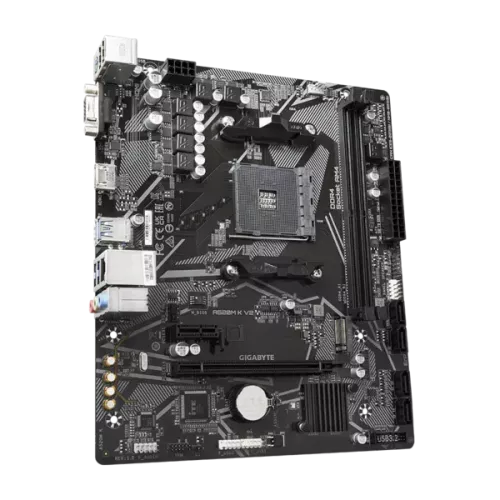 Материнская плата GIGABYTE A520 для AMD sAM4 | 2xDDR4 до 64GB, HDMI 2.1, mATX, 4xSATA, 1xM.2, 4xUSB 3.2