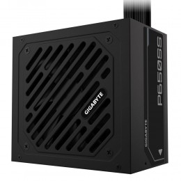 Блоки питания/ Power Supply Gigabyte GP-P650SS, 650W 80+ Silver (ATX, 3.0, Non-modular, 1x24(20+4)pin, 2x4+4-pin CPU, 2xMolex, 2x6+2-pin PCIe, 5xSATA3, Active, 120x120mm, 150x140x86mm, APFC, black)