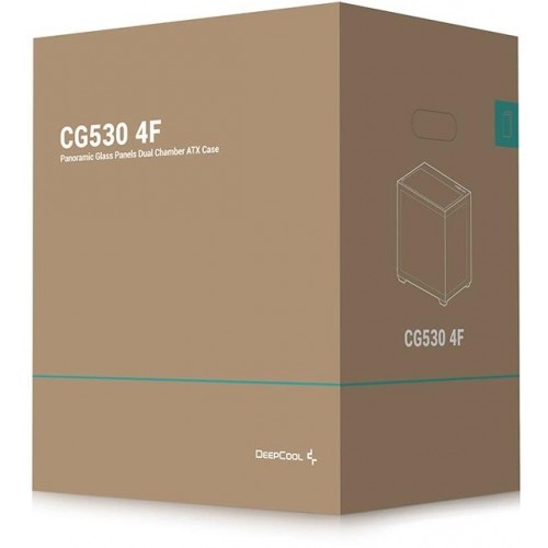 Корпус Deepcool CG530 4F черный ATX с поддержкой 2x120mm и 2x140mm вентиляторов, USB 2.0 и USB 3.0
