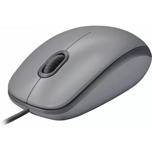 Купить Logitech Mouse M110 SILENT MID GREY USB - Тихая компьютерная мышь для комфортной работы