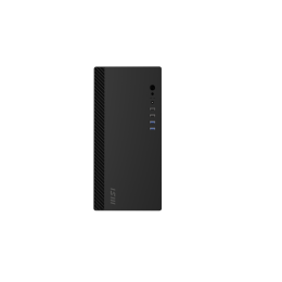 Корпус ПК без блока питания/ Case MSI PRO SHIELD M100P, Midi-Tower, 1x80mm, 2xUSB 3.2, 2xUSB 2.0, mATX, mITX Black