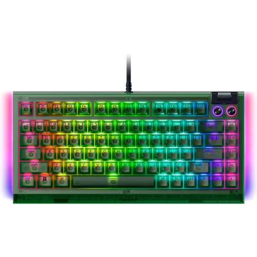 Игровая клавиатура Razer BlackWidow V4 75% - Phantom Green Ed. - US Layout/ Razer BlackWidow V4 75% - Phantom Green Ed. Gaming keyboard- US Layout Razer