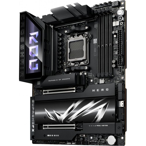Купить материнскую плату Asus ROG CROSSHAIR X870E HERO для Socket AM5 с поддержкой DDR5 и 5Gigabit Ethernet