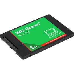 Твердотельный накопитель/ WD SSD Green, 1.0TB, 2.5" 7mm, SATA3, QLC, R/W 545/385MB/s, IOPs н.д./н.д., TBW н.д., DWPD н.д. (12 мес.)