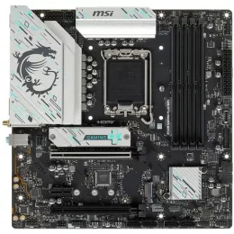 Материнская плата/ MB MSI INTEL B760 s1700, 4xDDR5(256GB), 2xHDMI 2.1/2xDP, 2xPCIe 4.0x16, 1xPCIe 3.0, 1xLAN (2.5GbE), Wi-Fi, BT, 4xSATA 6Gb/s, 2xM.2, 4xUSB 3.2, 2xUSB 2.0, 1xPS/2, mATX