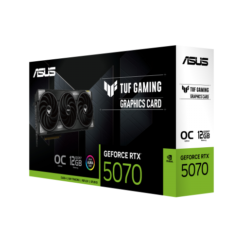 Купить видеокарту ASUS TUF-RTX5070-O12G-GAMING — высокая производительность для игр и графики