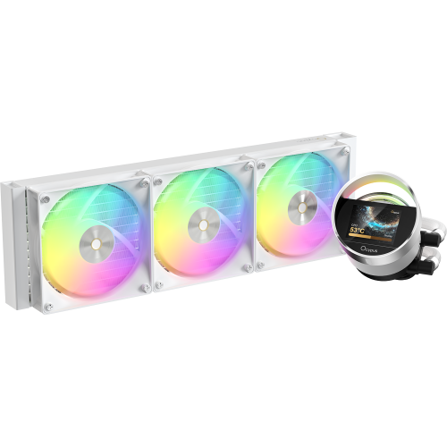 Ocypus Sigma L36 WH ARGB: Эффективная система жидкостного охлаждения 360mm с RGB подсветкой для процессоров AM4 и AM5