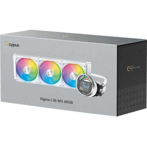 Ocypus Sigma L36 WH ARGB: Эффективная система жидкостного охлаждения 360mm с RGB подсветкой для процессоров AM4 и AM5