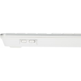 Клавиатура A4Tech FBK25 белый/серый USB беспроводная BT/Radio slim Multimedia (FBK25 WHITE)