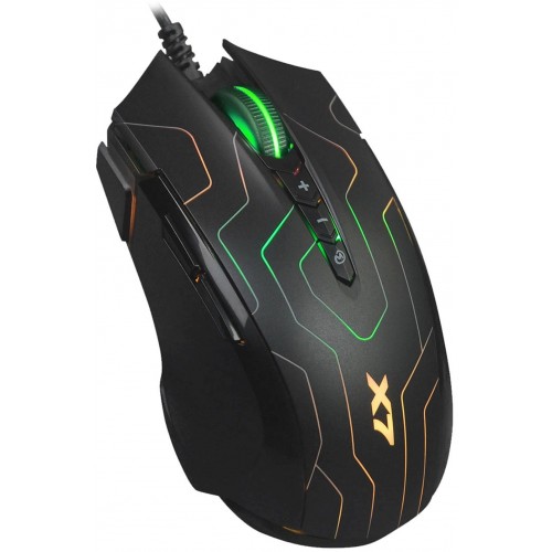 Мышь A4Tech X89 Maze черный оптическая 2400dpi USB 8but (X89 (MAZE))