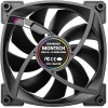 Вентилятор Montech RX120 Reverse ARGB 120mm 4-pin - Черный, 27дБ, Идеальный Для Корпуса