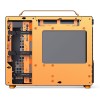 Корпус JONSBO Z20 Mini-Tower без блока питания: стильный черно-оранжевый mATX/mITX с USB-A 3.2 и USB-C 3.2