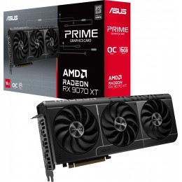 Видеокарта Asus PCI-E 5.0 PRIME-RX9070XT-O16G AMD Radeon RX 9070XT 16Gb 256bit GDDR6 2460/20000 HDMIx1 DPx3 HDCP Ret