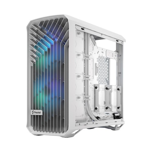 Корпус ПК без блока питания/ Case Fractal Design Torrent RGB TG Clear Tint, Full-Tower, 2x180mm + 3x140mm RGB, 2xUSB-A 3.2 + 1xUSB 3.2 Type-C E-ATX, SSI-CEB, SSI-EEB, ATX, mATX, mITX White Fractal Design