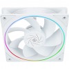 Кулер для корпуса/ Case Cooler Thermalright TL-S12RW Reverse (120x120x25mm, 4-pin PWM, ARGB, 47.6CFM, 23.2dBA, 1500RPM, White) Thermalright
