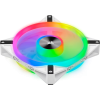 Кулер для корпуса/ Case Cooler Corsair iCUE QL140 RGB 140mm (140x140x25mm, 4-pin PWM, RGB, 50.2CFM, 26dBA, 1250RPM, White, 2pcs) Corsair