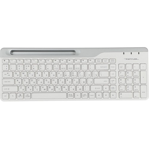 Клавиатура A4Tech FBK25: Беспроводная USB Slim Multimedia в Белом/Сером Цвете