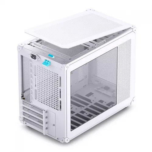 Корпус JONSBO C6 MAX Handle White - Mini-Tower без блока питания, mATX/mITX, 1xUSB-A 3.0 + 1xUSB-C 3.1, без вентилятора