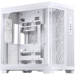Корпус без блока питания/ Case JONSBO TK-4, Midi-Tower, TG, no fan, 2xUSB-A 3.0 + 1xUSB-C 3.2, ATX, mATX, mITX White