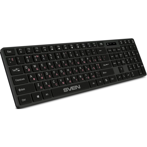Беспроводная клавиатура SVEN KB-E5300W графит (109 кл.+12Fn) Sven