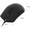 Мышь Оклик 207M черная оптическая 2400dpi с USB и 4 кнопками - идеальный выбор для геймеров и офисных работников
