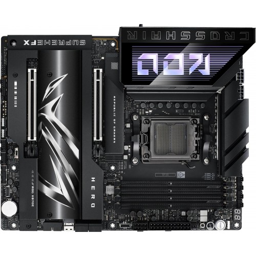 Купить материнскую плату Asus ROG CROSSHAIR X870E HERO для Socket AM5 с поддержкой DDR5 и 5Gigabit Ethernet