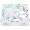 Кулер для корпуса/ Case Cooler Thermalright TL-S12RW Reverse (120x120x25mm, 4-pin PWM, ARGB, 47.6CFM, 23.2dBA, 1500RPM, White) Thermalright