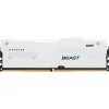 Kingston 16GB DDR5 5600MT/s CL36 DIMM FURY Beast White RGB EXPO - Высокопроизводительная Оперативная Память для Игровых ПК
