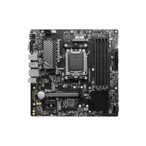 Материнская плата/ MB MSI AMD B650 sAM5, 4xDDR5(256GB), D-SUB/HDMI 2.1/DP, 1xPCIe 4.0x16, 2xPCIe 3.0, 1xLAN (2.5GbE), 4xSATA 6Gb/s, 2xM.2, 4xUSB 3.2, 4xUSB 2.0, 1xPS/2, mATX