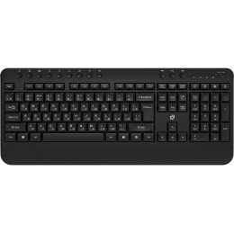 Клавиатура Оклик K257W черный USB беспроводная Multimedia (подставка для запястий) (2070286)