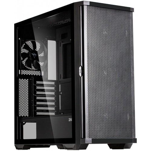 Корпус Zalman Z10 черный ATX с 10 вентиляторами, 2xUSB 3.0 и аудио выходом - идеальный выбор для вашего ПК