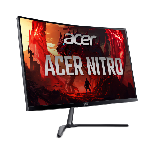 Монитор/ ACER Nitro ED270UX6bmiipx 27'', ZeroFrame, Curved 1500R, Black, 16:9, VA, 2560x1440, 1 / 0,5 (GTG, Min.)ms, 250cd, 220Hz, 2xHDMI(2.1) + 1xDP(1.4) + SPK + Audio Out, Speakers 2Wx2, sync: FreeSync Premium, hdr: HDR 10, Vesa:75x75
