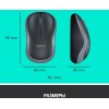 Клавиатура и мышь Logitech MK270: беспроводной комплект USB, черный цвет, мультимедиа функции
