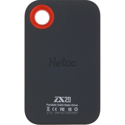 Накопитель SSD Netac USB-C 1000Gb NT01ZX20-001T-32BL ZX20 2.5 - Быстрая и надежная память в стильном синем корпусе