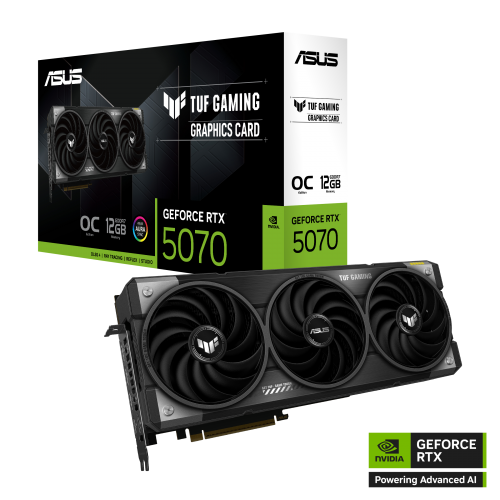 Купить видеокарту ASUS TUF-RTX5070-O12G-GAMING — высокая производительность для игр и графики