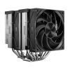 Кулер для процессора PCCooler RZ620: Высокопроизводительное охлаждение 260W для AM5/AM4 с 2x120mm вентиляторами
