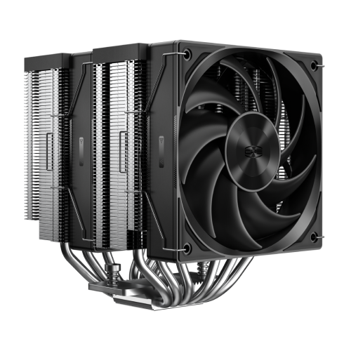 Кулер для процессора PCCooler RZ620: Высокопроизводительное охлаждение 260W для AM5/AM4 с 2x120mm вентиляторами