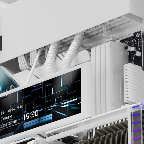 Корпус без блока питания/ Case Thermalright A70, Midi-Tower, TG, no fans, 2xUSB-A 3.0, 1xUSB Type-C, ATX, mATX, mITX White