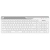 Клавиатура A4Tech FBK25: Беспроводная USB Slim Multimedia в Белом/Сером Цвете