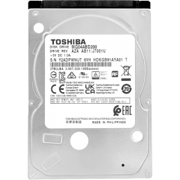 Жесткий диск/ HDD Toshiba SATA 2TB 2.5" 6.0 Gbit/s 5400 rpm 128Mb 1 year warranty (replacement ST2000LM015, ST2000LM007, WD20SPZX)
